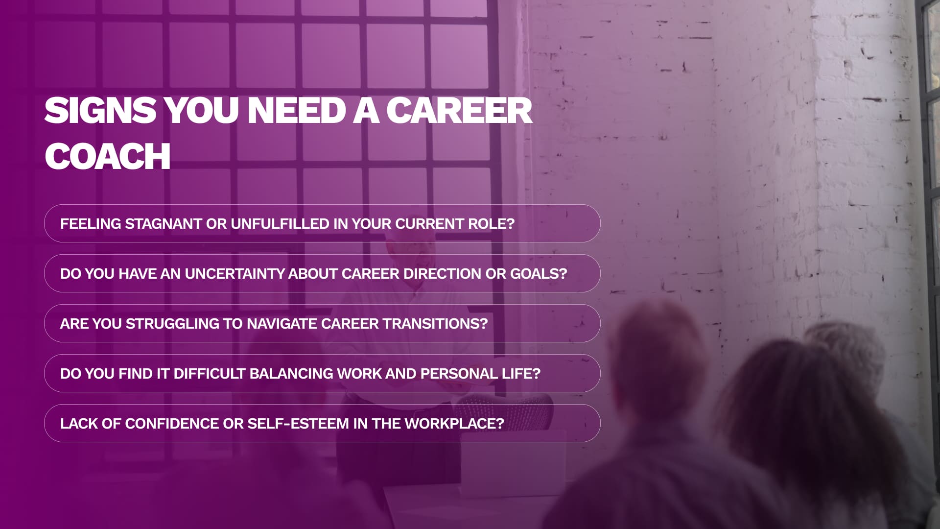 Signs You Need a Career Coach